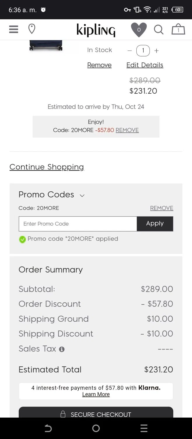 Kipling Coupons - 30% Off | October 2024