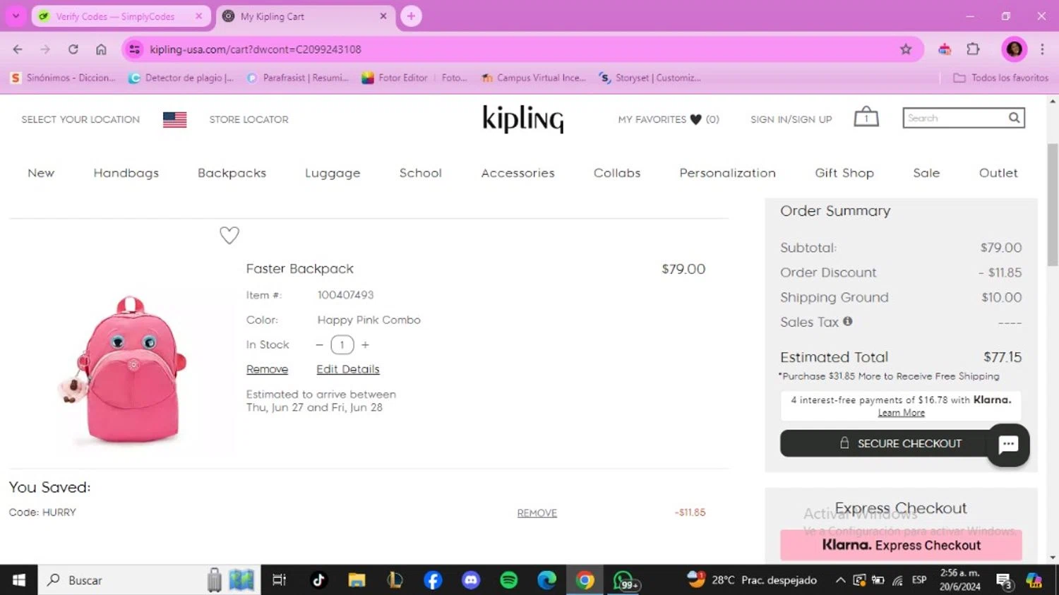 Kipling Promo Codes 40 Off June 2024