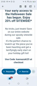 Kiriko coupon verification screenshot