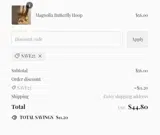 SAVE25 coupon verification screenshot