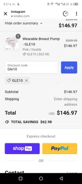 Gle10 coupon verification screenshot