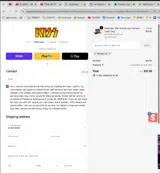 KISS Online coupon verification screenshot