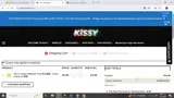 KissyVape coupon verification screenshot