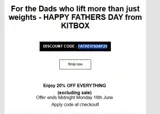 FATHERSDAY25 coupon verification screenshot