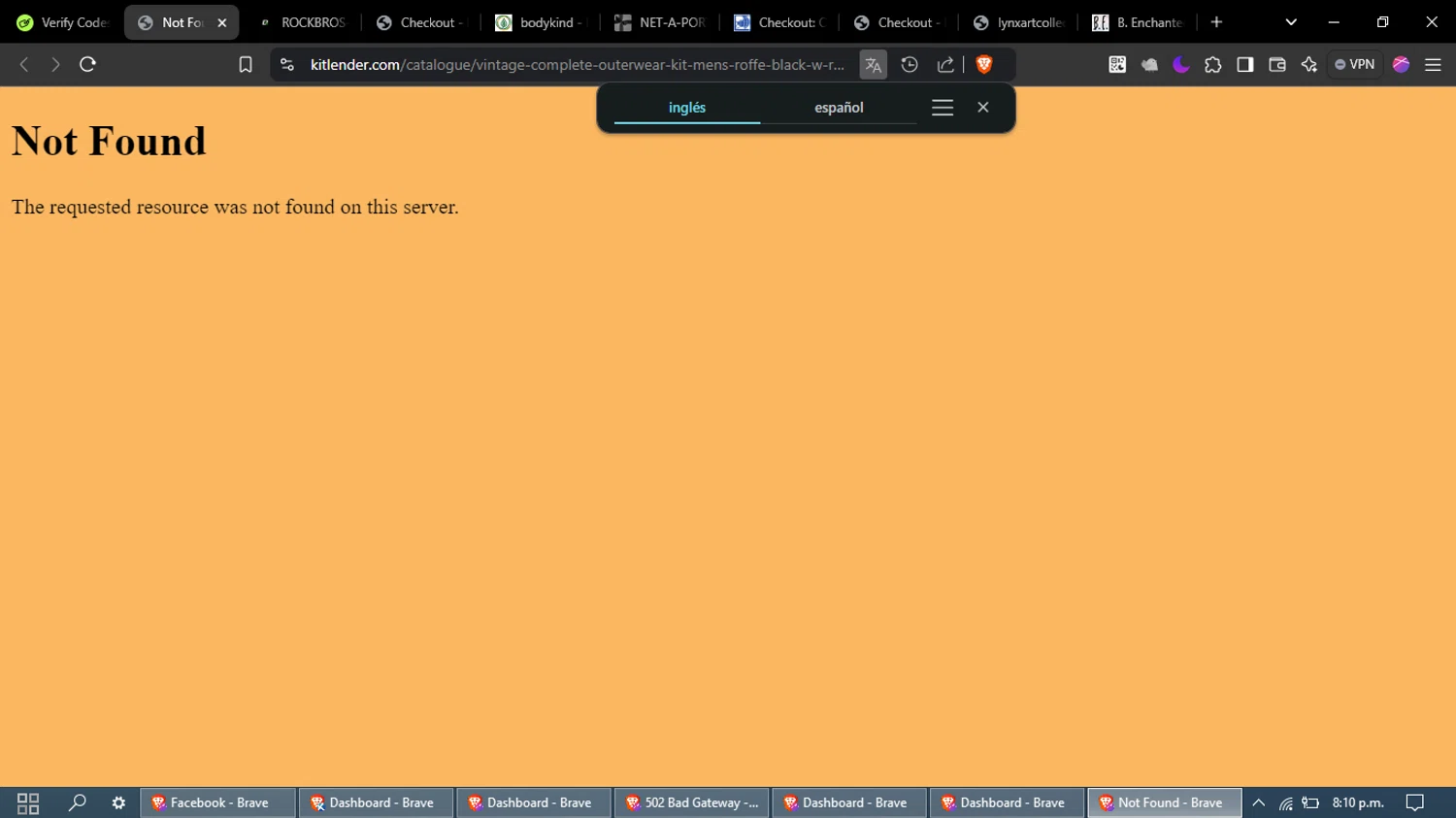 Kit Lender promo code screenshot showing code VINTAGE20 applied at Kit Lender checkout page. Uploaded by SimplyCodes community member maximoarquimedes on Jan 24, 2025