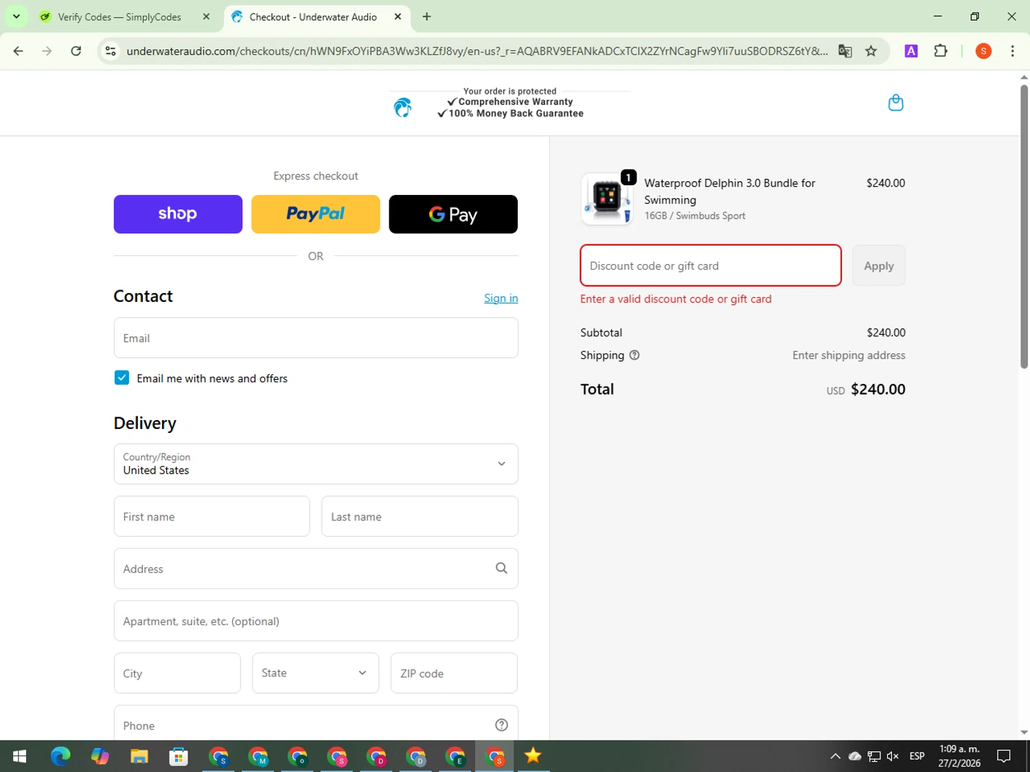Kits AI promo code screenshot showing code KITSANNUAL15 applied at Kits AI checkout page. Uploaded by SimplyCodes community member 00000007 on Feb 27, 2026