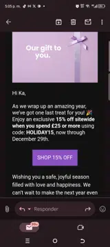 Kiyo Beauty coupon verification screenshot