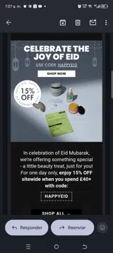 Kiyo Beauty coupon verification screenshot