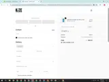 Kize Concepts coupon verification screenshot