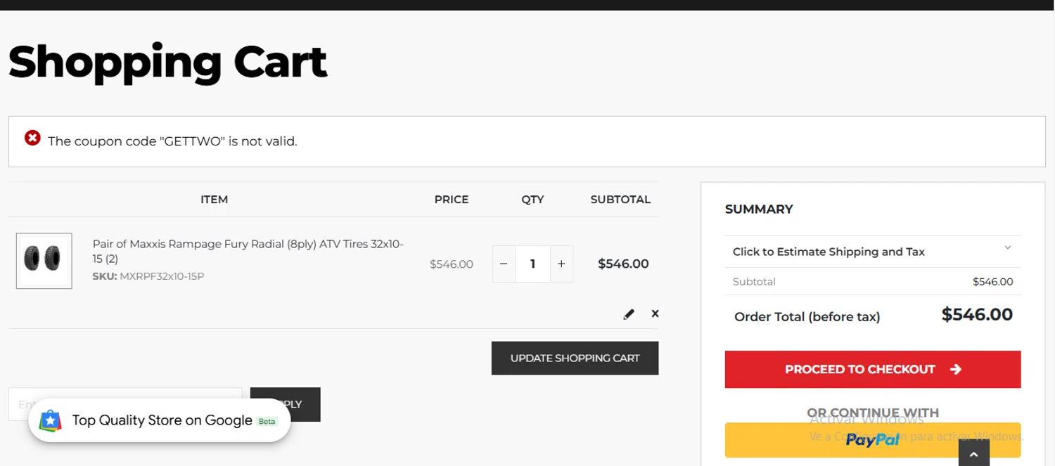 KJ Motorsports coupon code screenshot showing code GETTWO applied at KJ Motorsports checkout page. Uploaded by SimplyCodes community member lovehumbe on Feb 11, 2025
