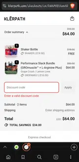 hearts25 coupon verification screenshot