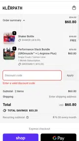LUCKY17 coupon verification screenshot