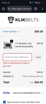 FALL152025 coupon verification screenshot