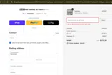 Black30 coupon verification screenshot