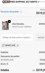 BEMYLOVE coupon verification screenshot