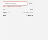 KLOUDYX coupon verification screenshot