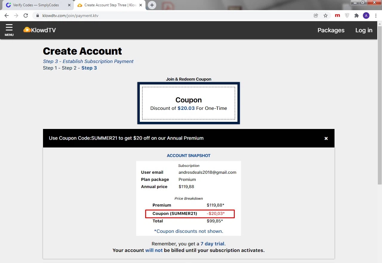 how to use LiveBarn coupons
