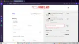 Knife Aid coupon verification screenshot