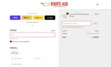 Knife Aid coupon verification screenshot