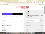 Knife Aid coupon verification screenshot