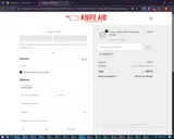 Knife Aid coupon verification screenshot