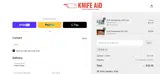 Knife Aid coupon verification screenshot