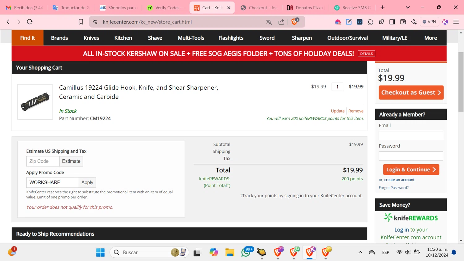 Knife Center Promo Codes - $1000 Off | January 2025