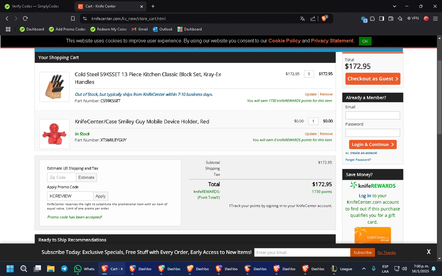 Knife Center Promo Codes - $1000 Off | January 2025