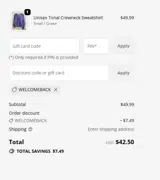 Charlotte Knights coupon verification screenshot