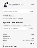 Charlotte Knights coupon verification screenshot