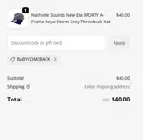 Charlotte Knights coupon verification screenshot