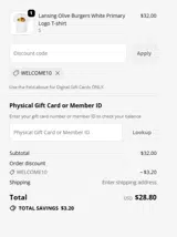 Charlotte Knights coupon verification screenshot