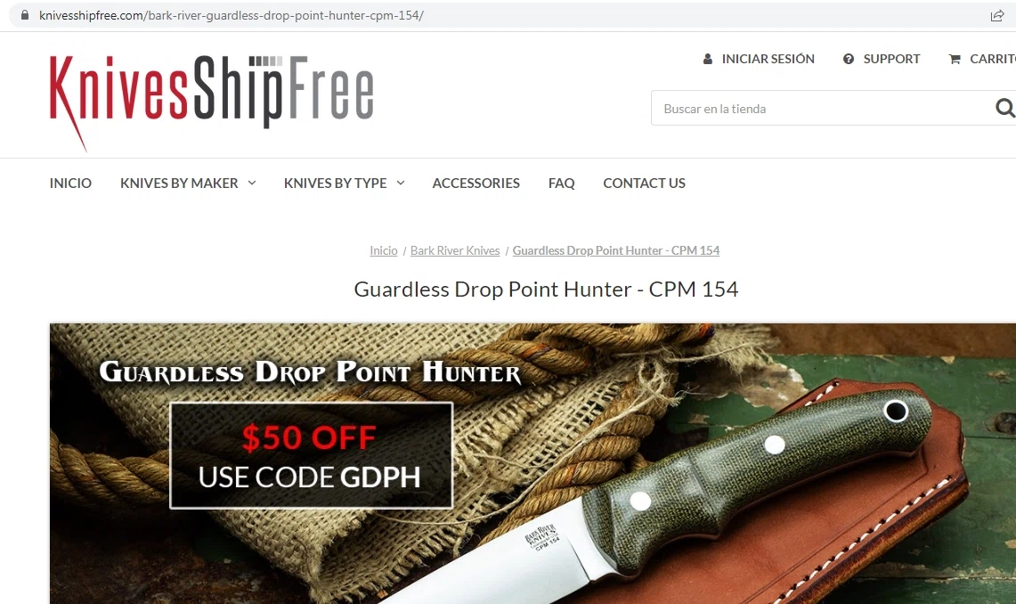 how to use KnivesShipFree.com coupons