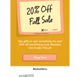 FALL20 coupon verification screenshot