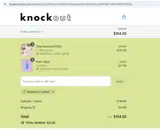 KNOCKOUT-LOVES coupon verification screenshot