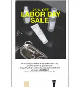 laborday coupon verification screenshot