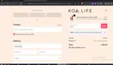 koa15 coupon verification screenshot
