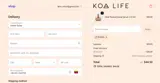 KOA50 coupon verification screenshot