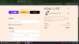 KOA40 coupon verification screenshot