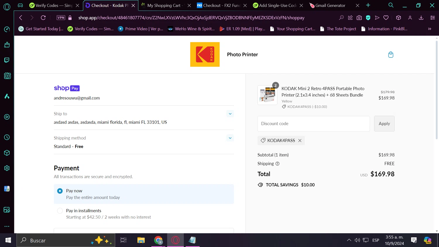 Kodak Photo Printer Promo Codes 10 Off September 2024