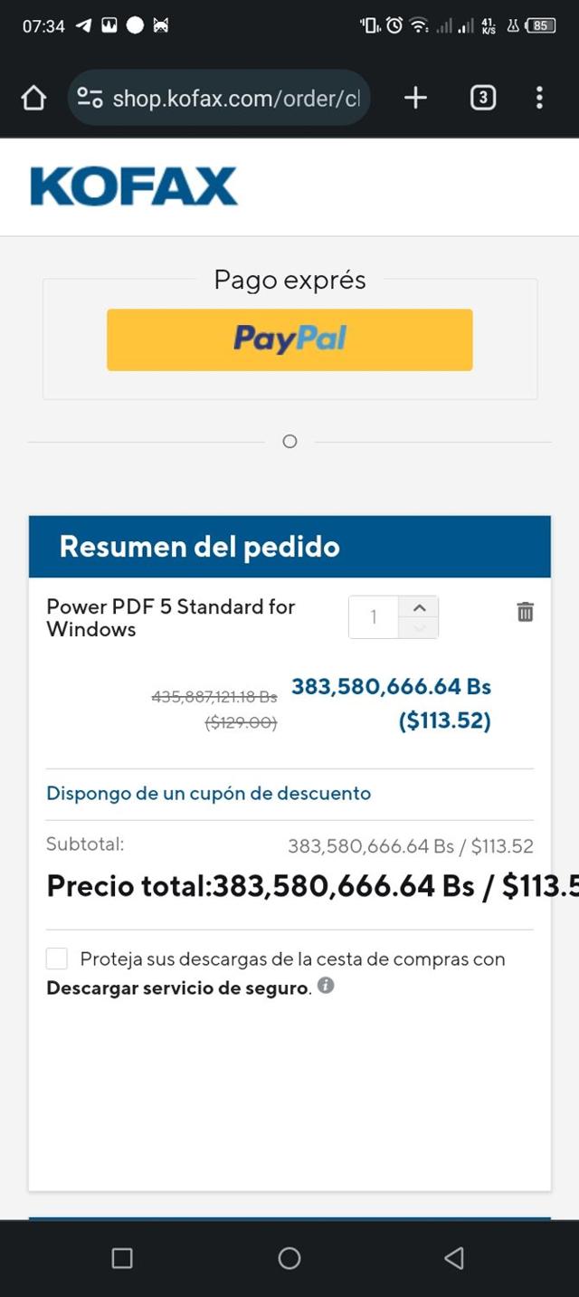 Tungsten Automation checkout page showing Tungsten Automation promo code box | Screenshot taken by SimplyCodes community member on Sep 24, 2023