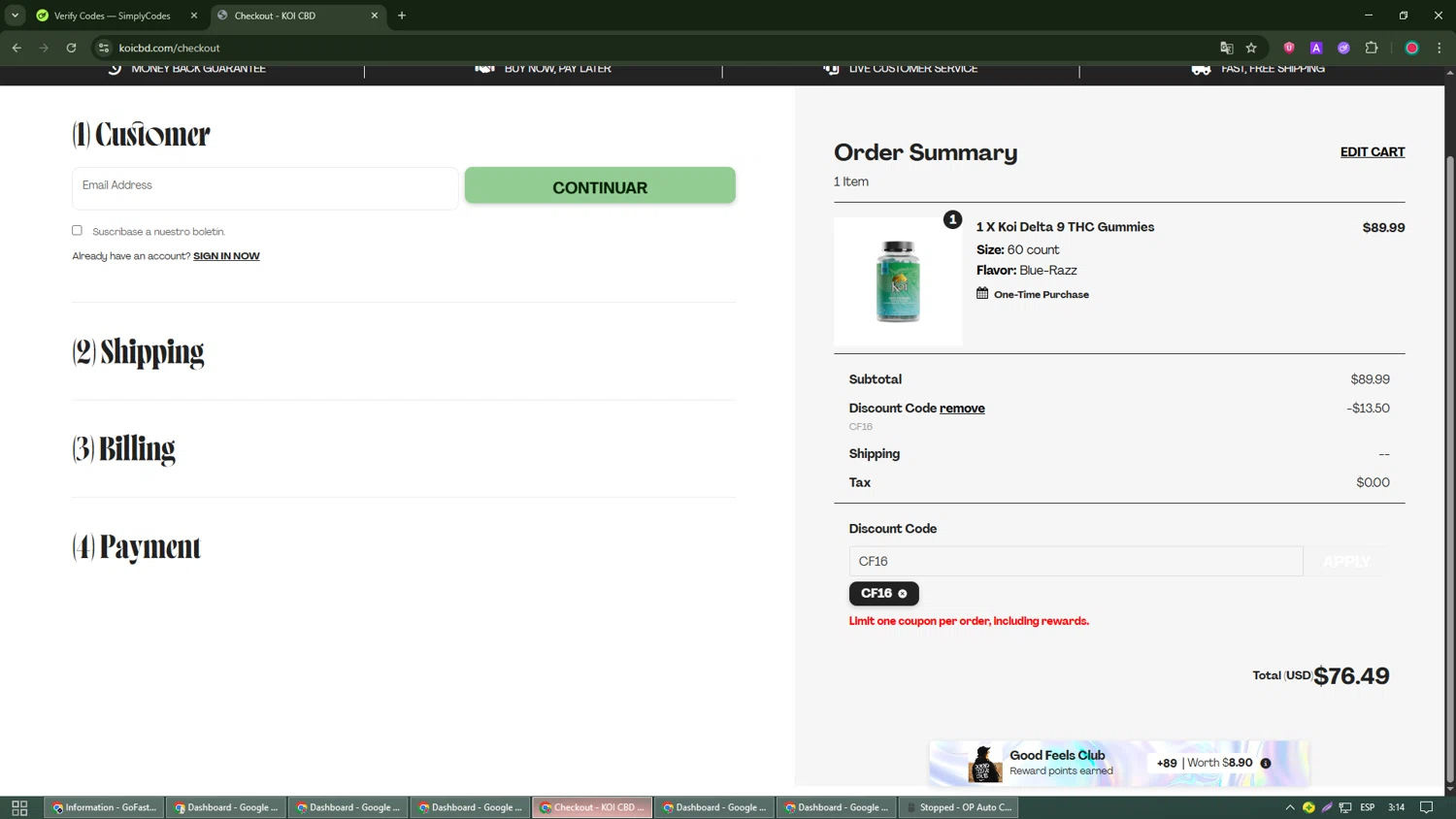 Koi CBD Promo Codes - $75 Off (12 Verified) Mar 2026