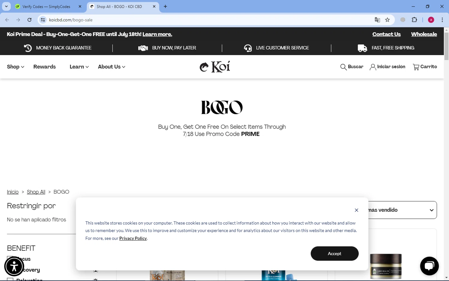 Koi CBD Coupon Codes - 16% Off | December 2024
