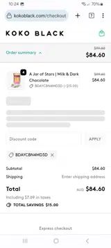 BDAYCBN4MD3D coupon verification screenshot