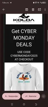 Koloa coupon verification screenshot
