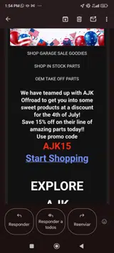 Ajk15 coupon verification screenshot