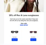 EARLYBFW2 coupon verification screenshot