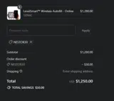 NESTOR30 coupon verification screenshot