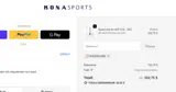 Kona Sports coupon verification screenshot
