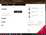 WELCOME_CL2ZXE coupon verification screenshot